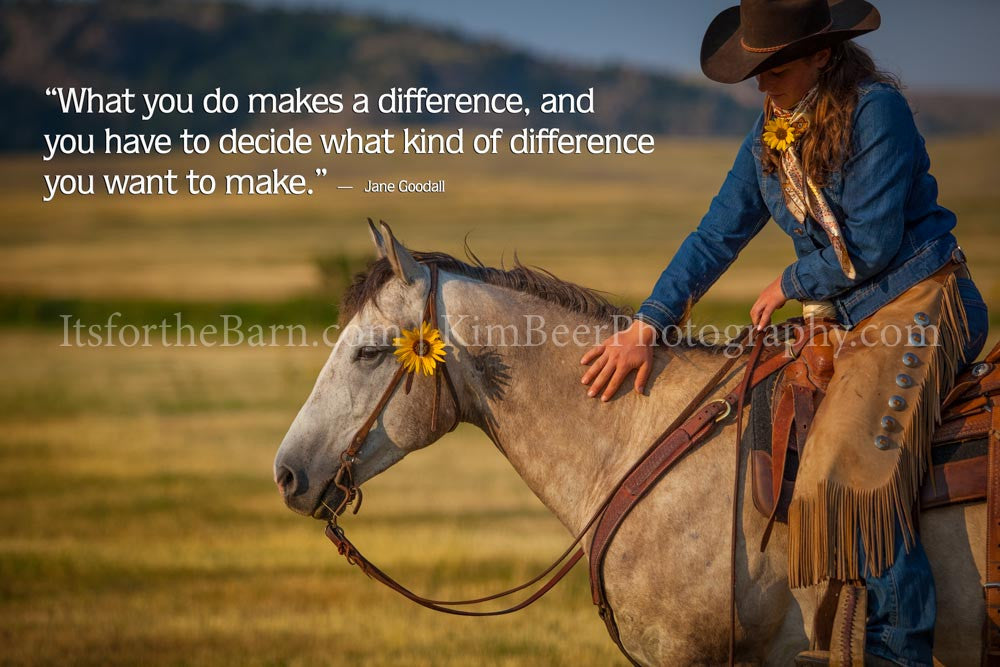 What you do makes a difference ...