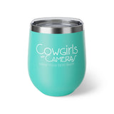 Cowgirls with Cameras Logo Copper Vacuum Insulated Cup, 12oz