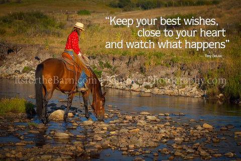 Keep your best wishes clos to your heart and watch what happens.