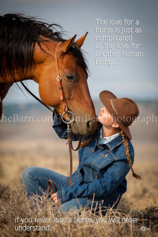 The love for a horse is just as complicated as the love for another human being.